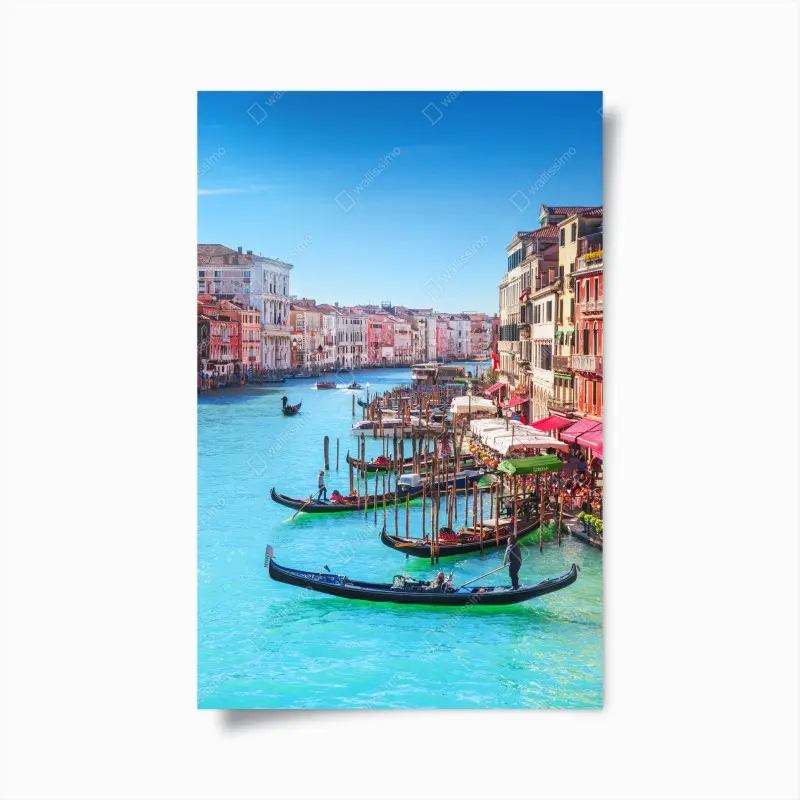 Poster Venedig großer kanal stadtansicht