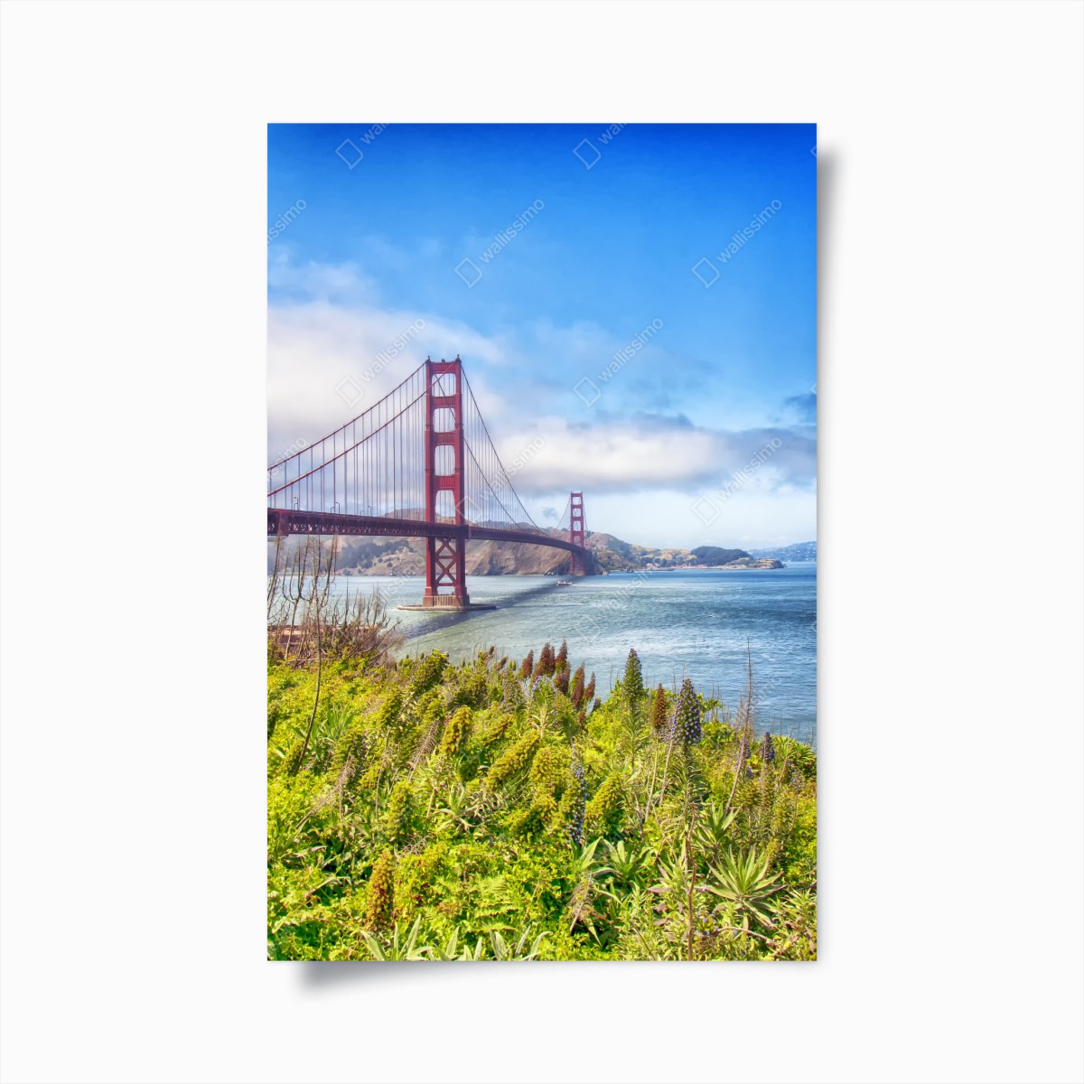 Poster Golden Gate über der Bucht von San Francisco – Pixers®