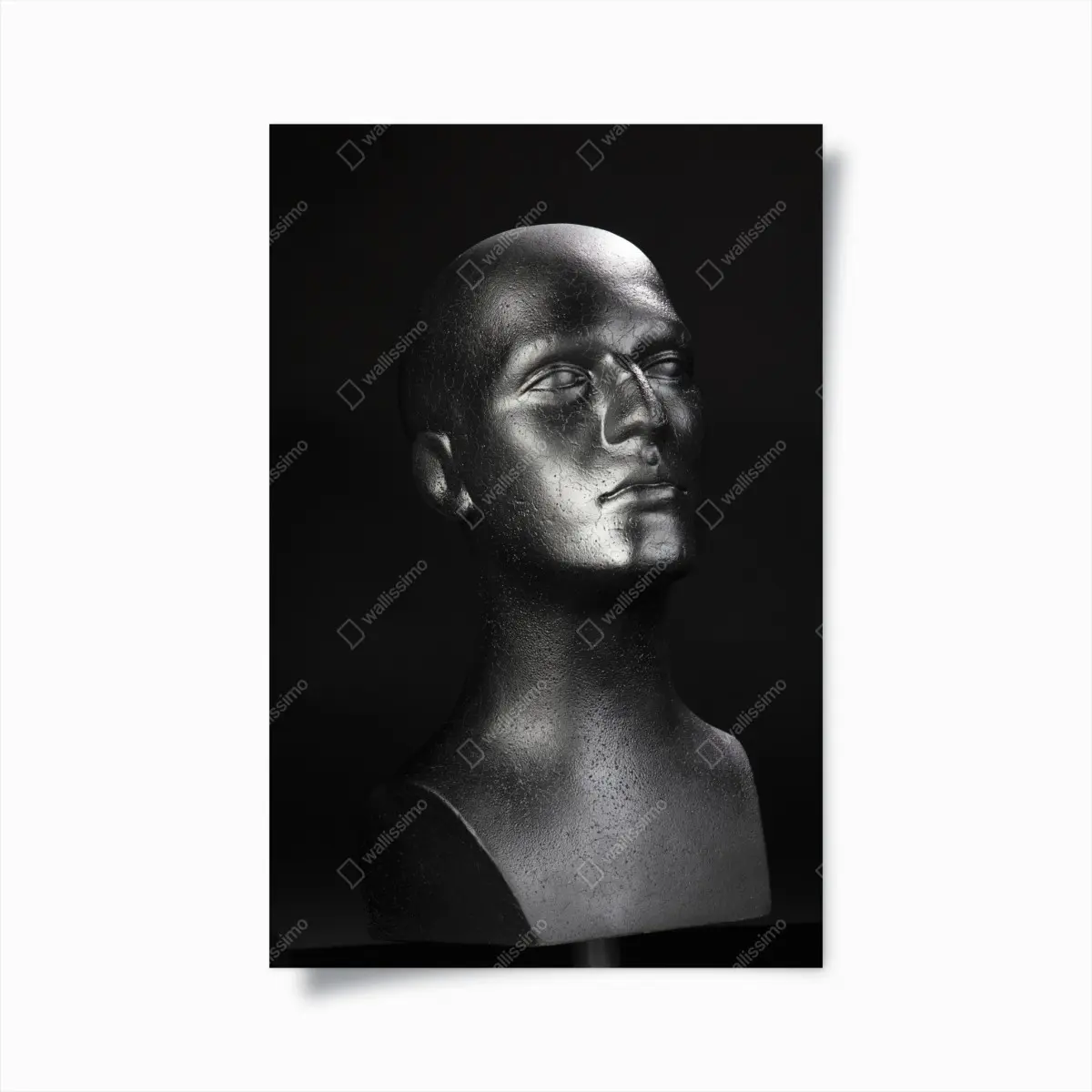 Poster schwarze büste eines mannequins – Pixers®