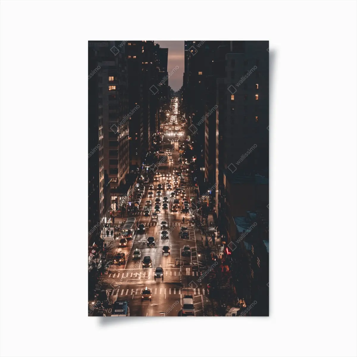 Poster Manhattan nächtliche avenue – Pixers®