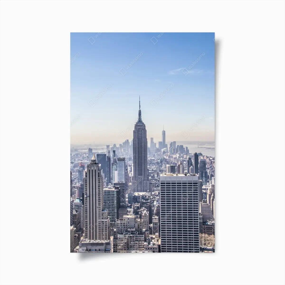 Poster New York skyline mit Empire State Building – Pixers®