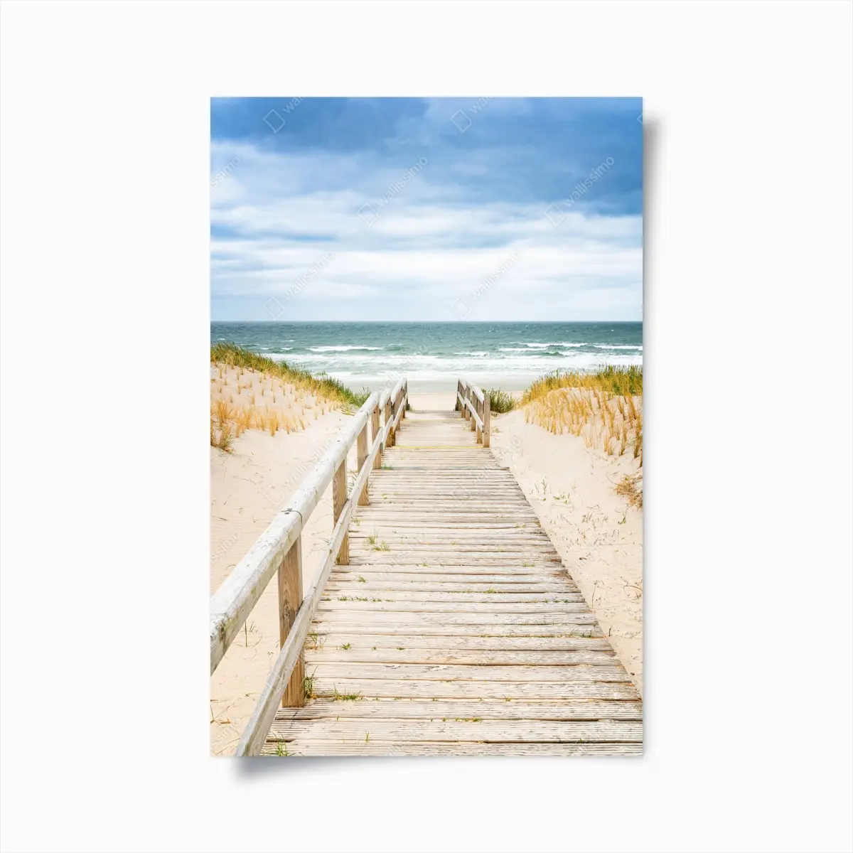 Poster holzsteg zum meer, Sylt – Pixers®