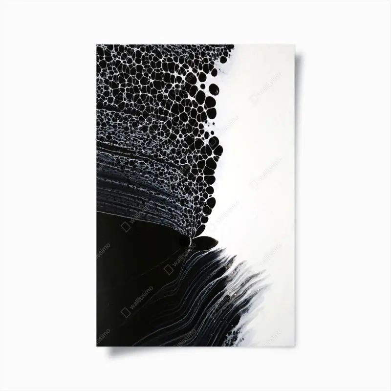 Poster monochromes zellmuster