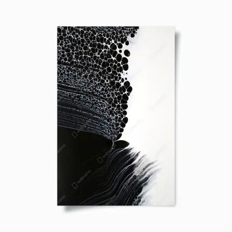 Poster monochromes zellmuster – Pixers®