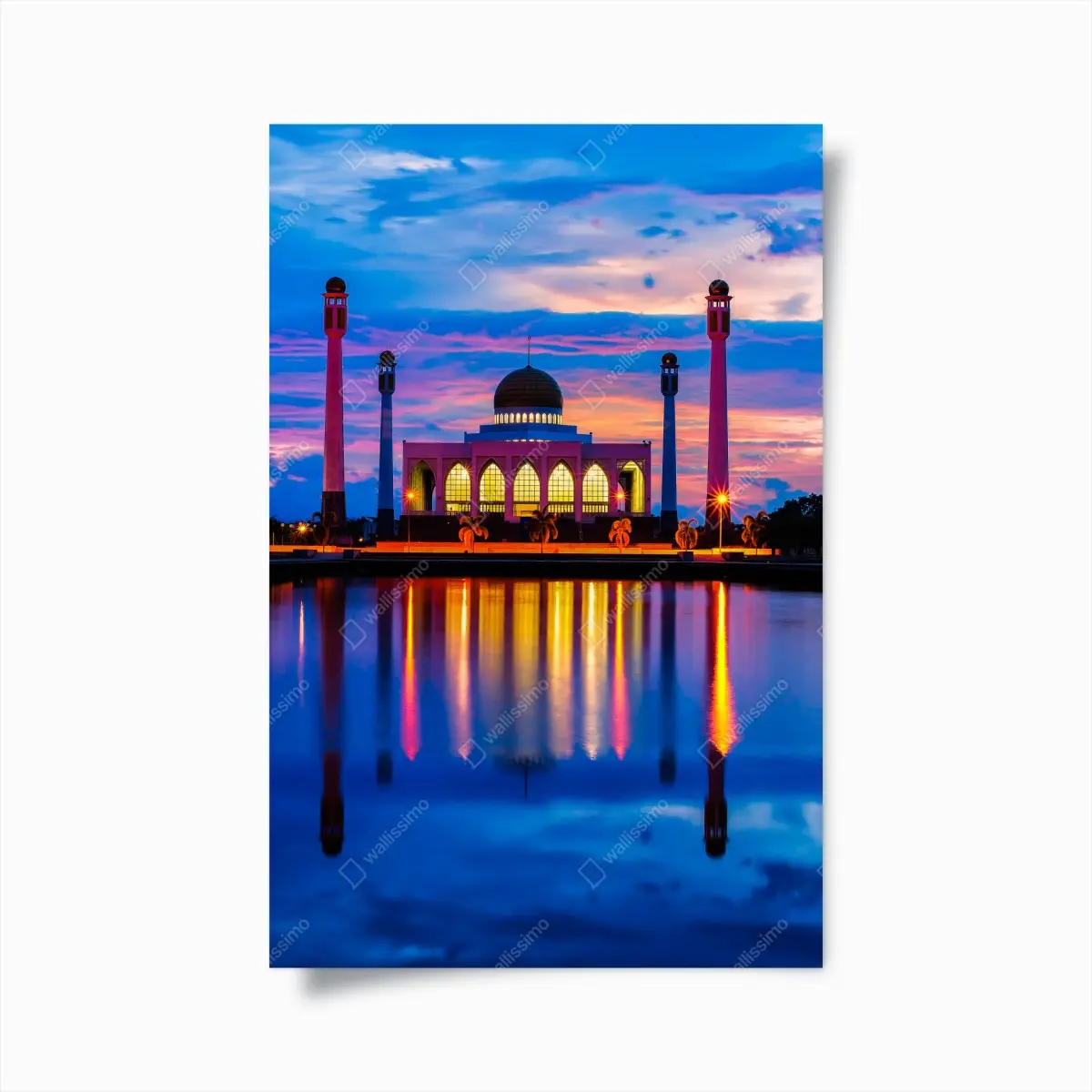 Poster sonnenuntergang an der moschee in Songkhla – Pixers®