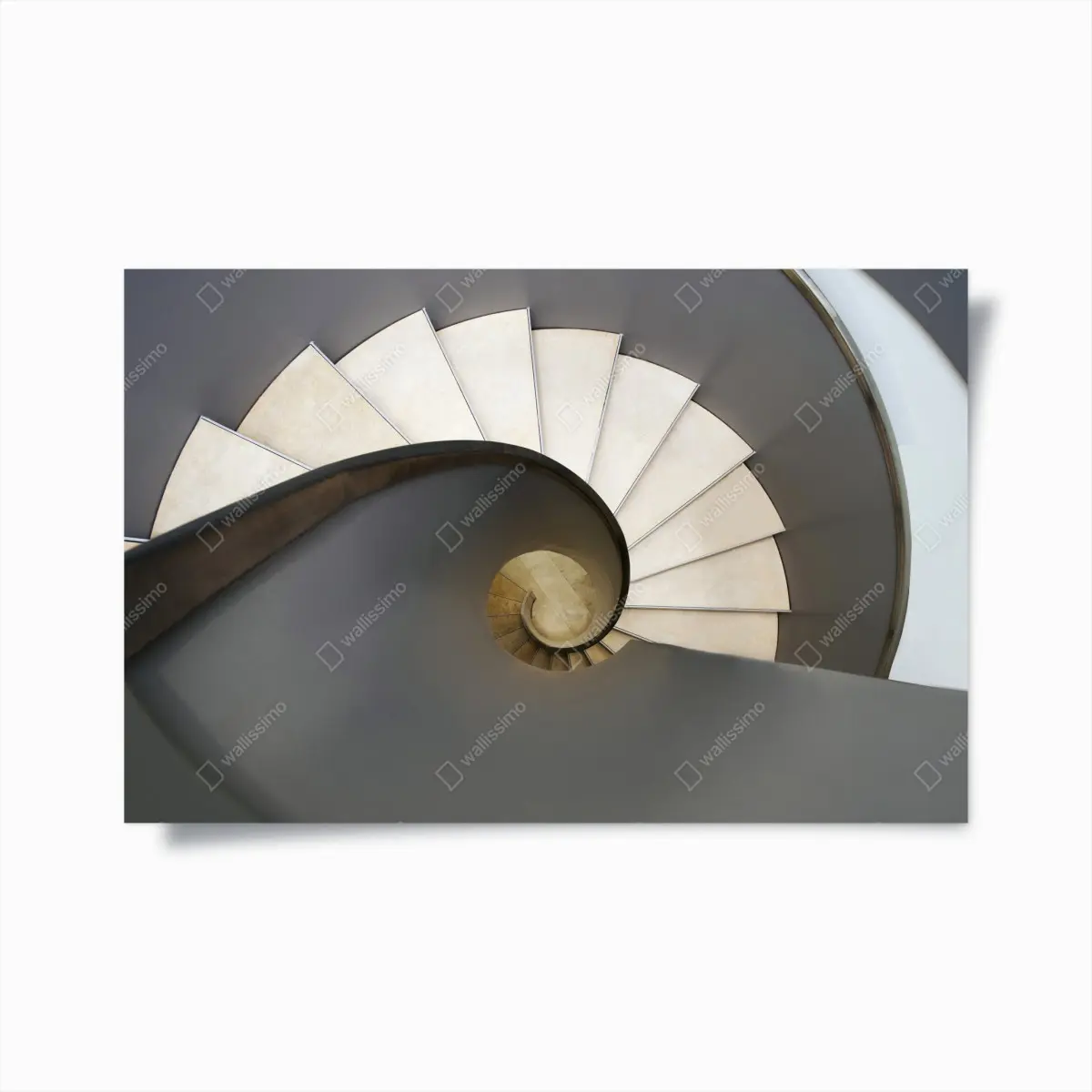 Poster spiraltreppe abstrakte komposition – Pixers®