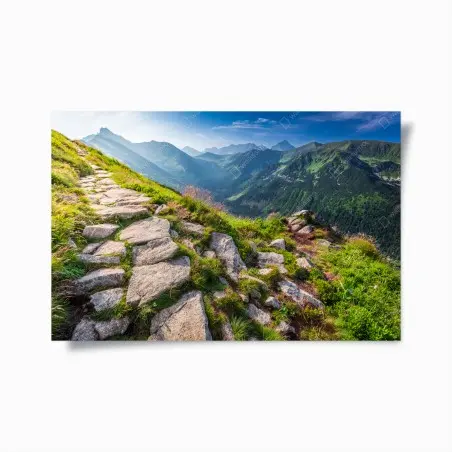 Poster sonnenaufgang über dem Tatra-wanderweg – Pixers®