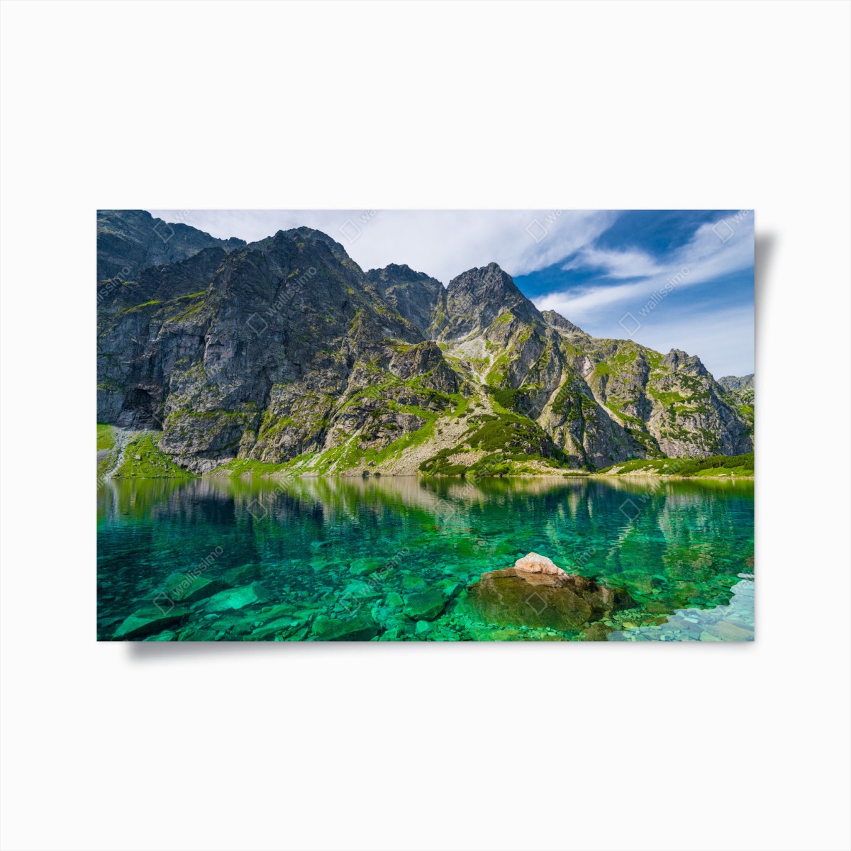 Poster Czarny Staw bergreflexion – Pixers®