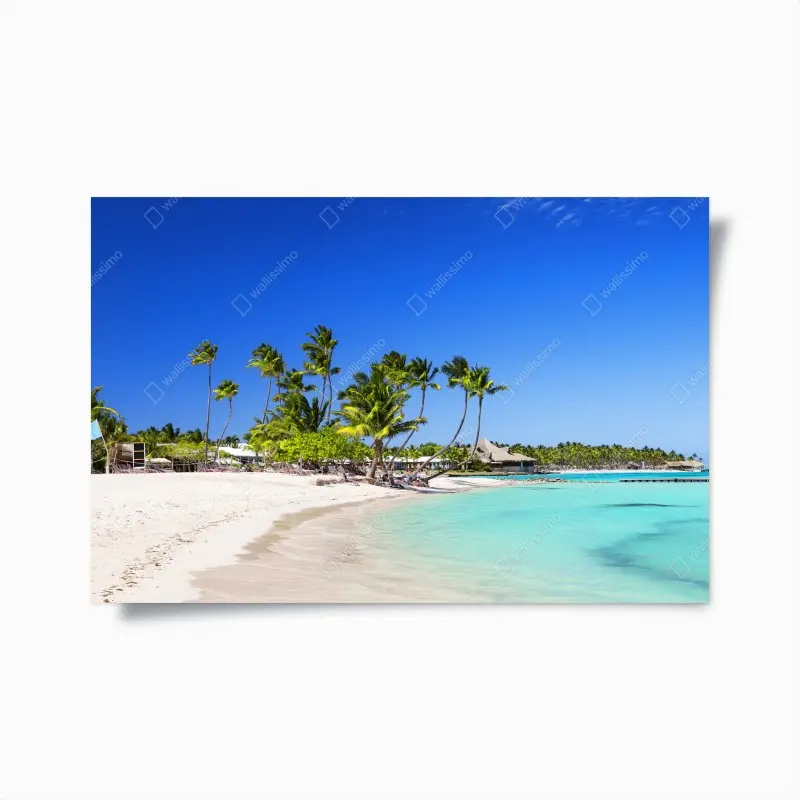 Poster tropischer strand in Cap Cana