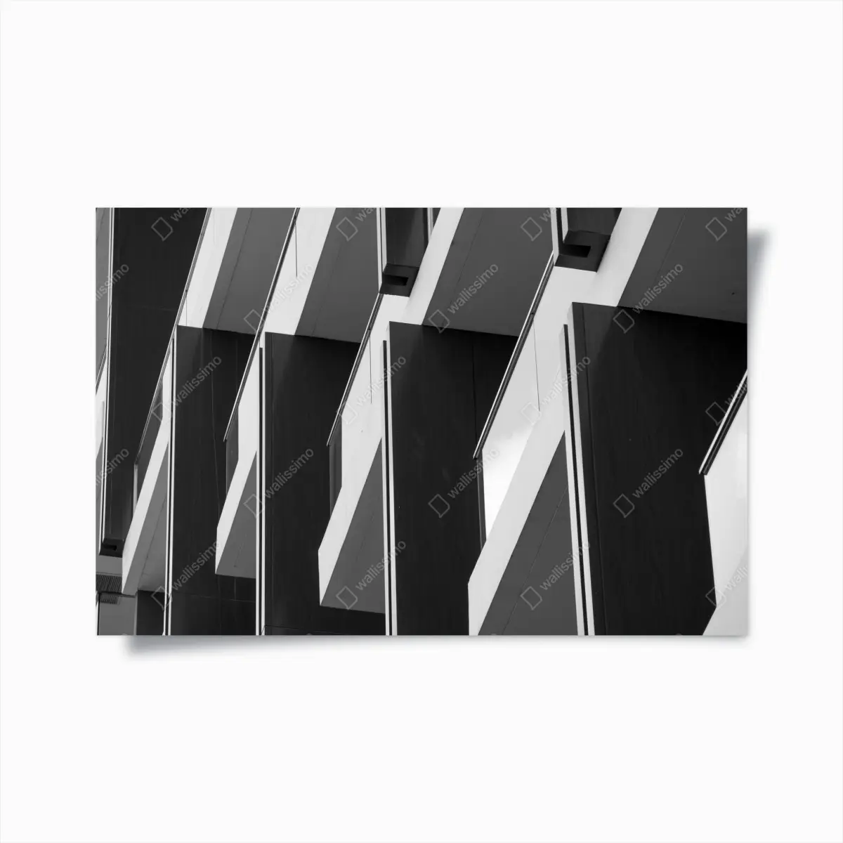 Poster geometrischer rhythmus der balkone – Pixers®