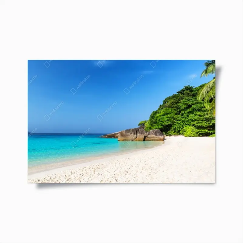 Poster Similan Islands türkisstrand panorama