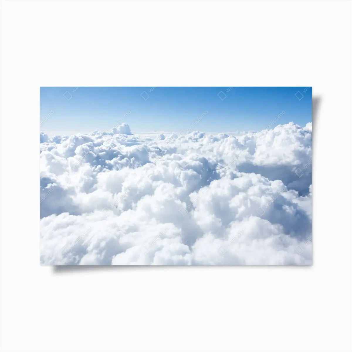 Poster ruhige wolkenlandschaft aus der luft – Pixers®
