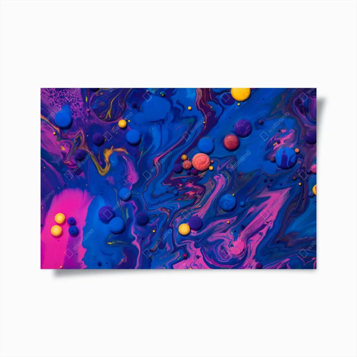 Poster lebendige kosmische farbwirbel – Pixers®