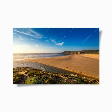 Poster Praia da Amoreira panoramablick – Pixers®