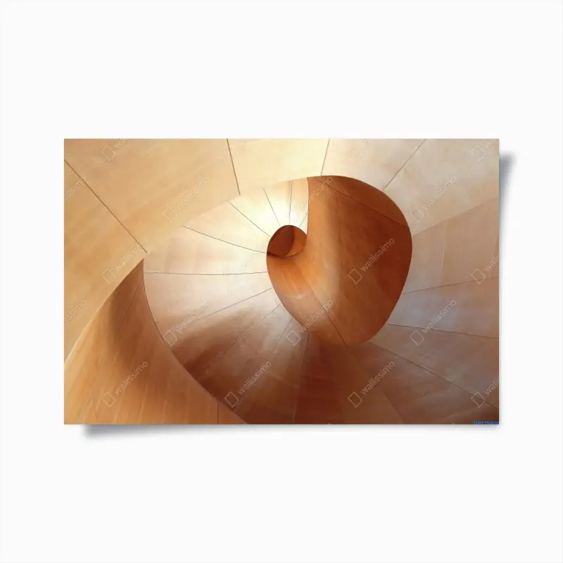 Poster warme holzspirale