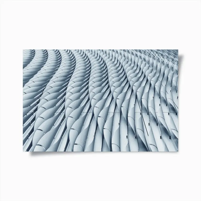 Poster abstraktes architektonisches fasadenmuster