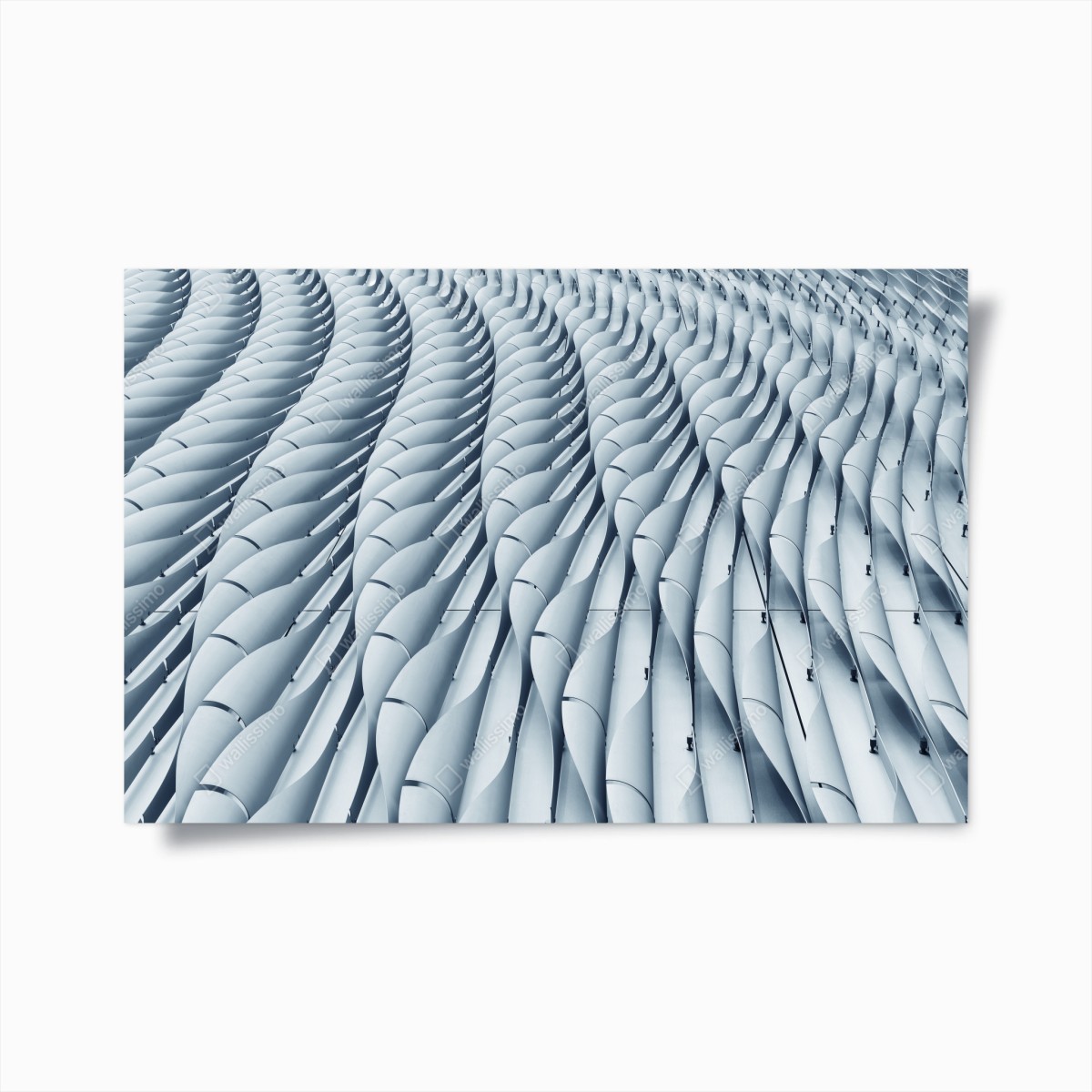 Poster abstraktes architektonisches fasadenmuster – Pixers®