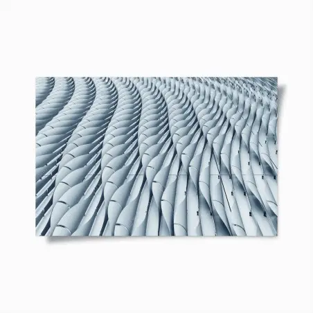 Poster abstraktes architektonisches fasadenmuster – Pixers®