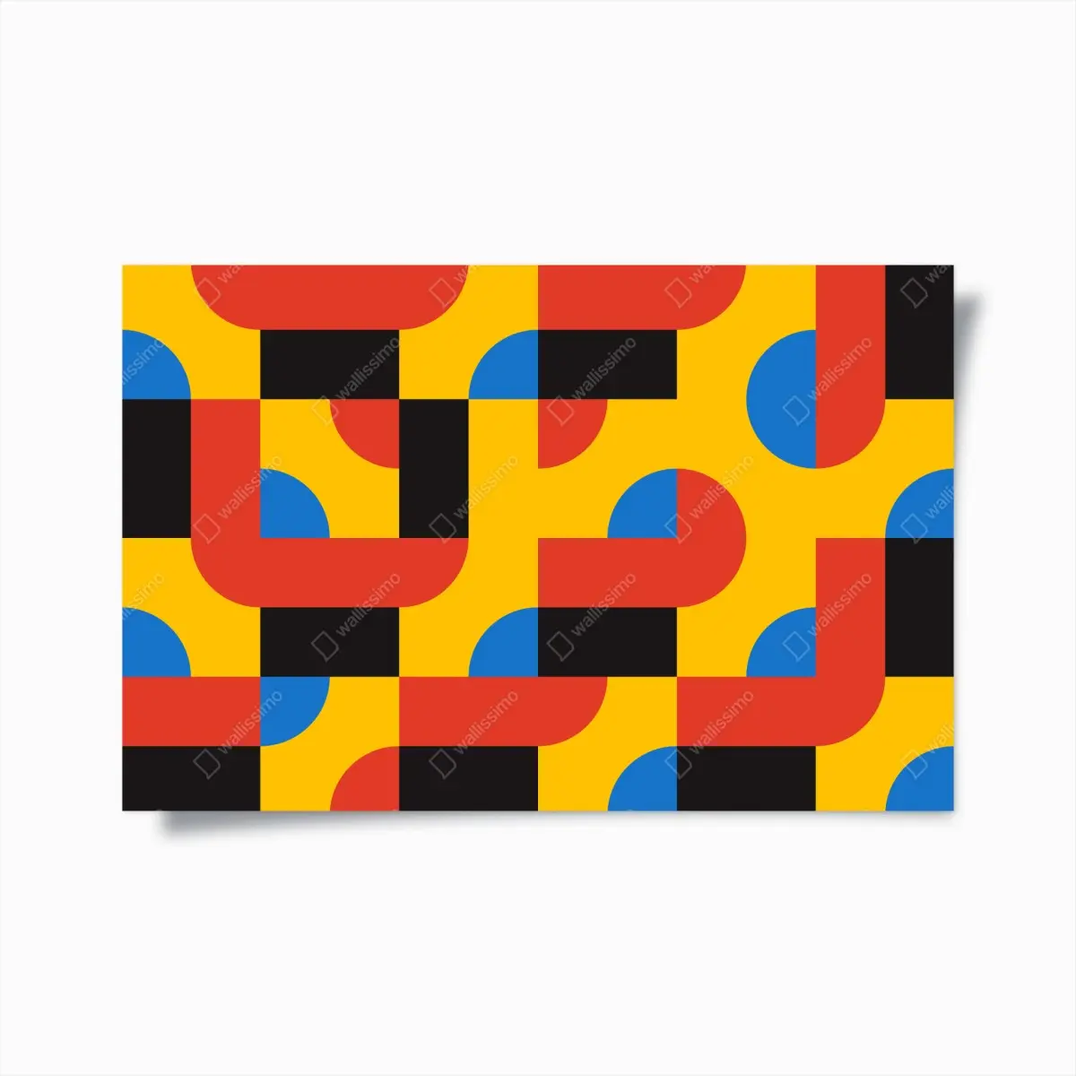 Poster kräftiges geometrisches muster für die wand – Pixers®