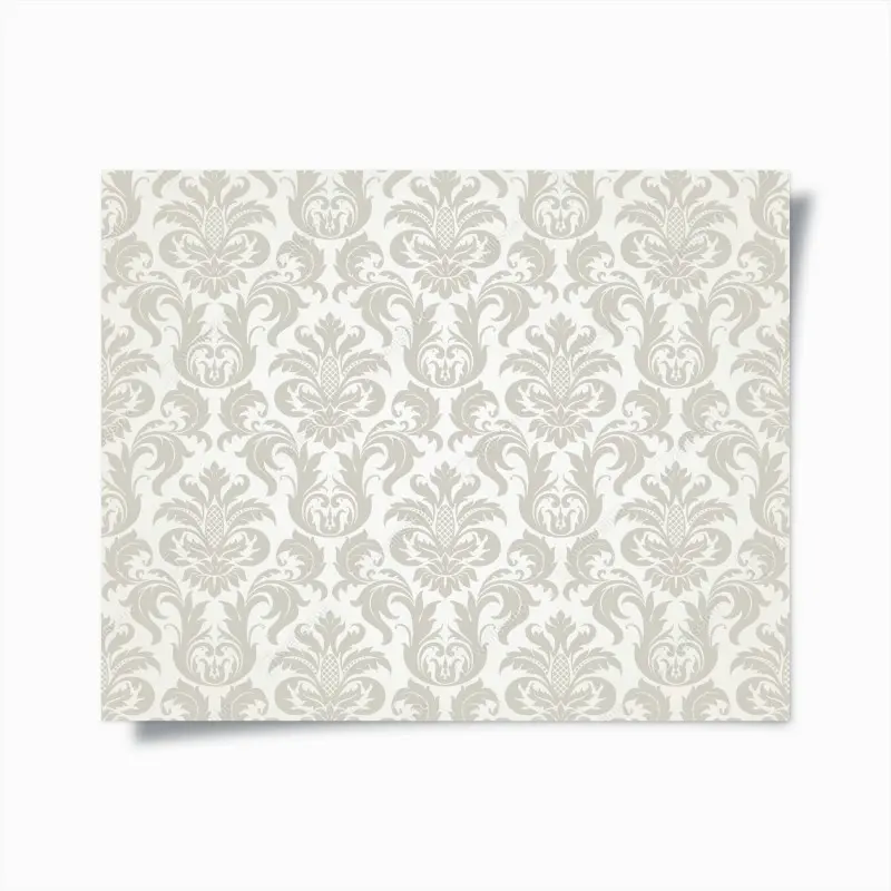 Poster elegantes beiges damastmuster