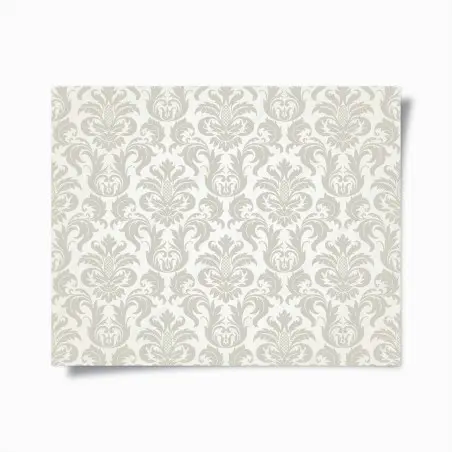 Poster elegantes beiges damastmuster – Pixers®