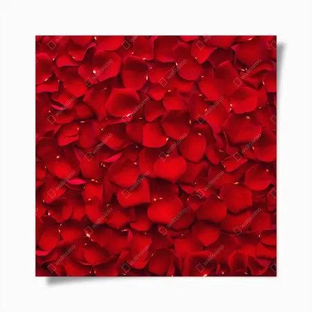 Poster rote rosenblätter hintergrund – Pixers®