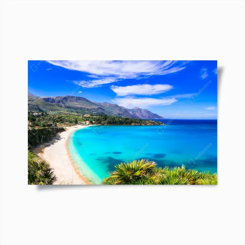 Poster türkisstrand küstenlandschaft