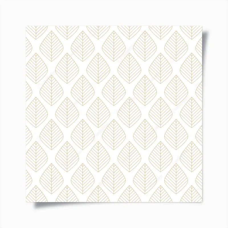 Poster elegantes goldenes geometrisches blattmuster