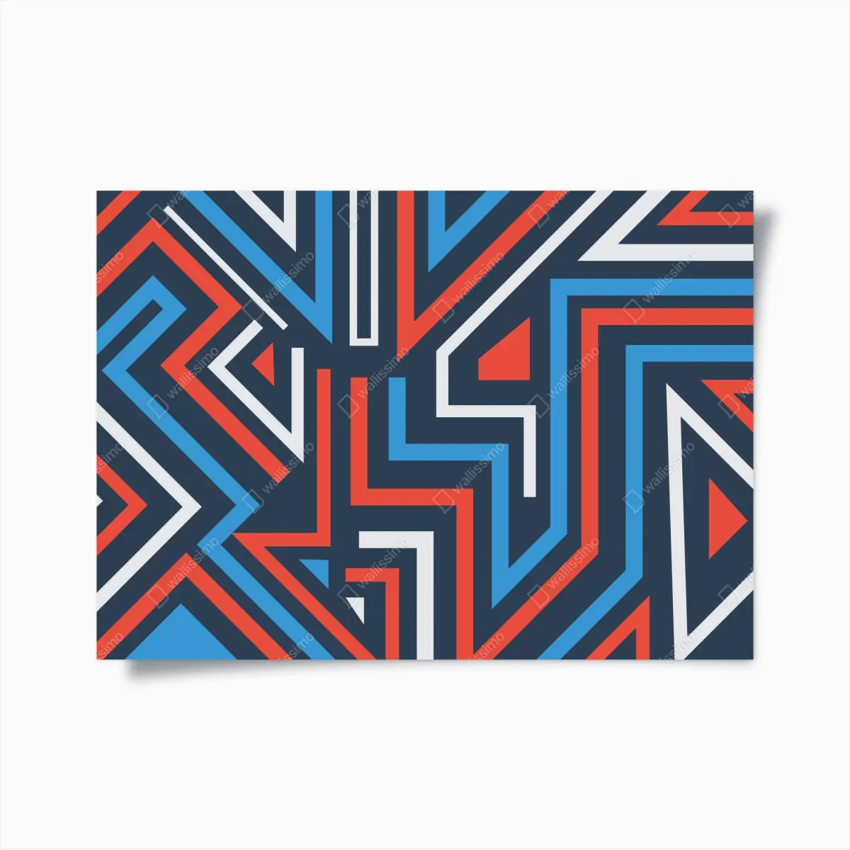 Poster fette geometrische linien – Pixers®