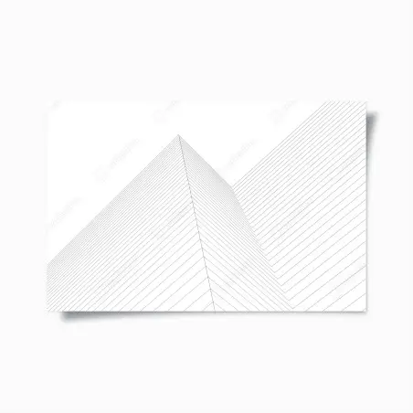 Poster geometrische architekturlinien – Pixers®
