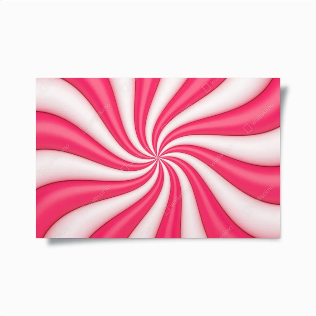 Poster rosa bonbonspirale – Pixers®