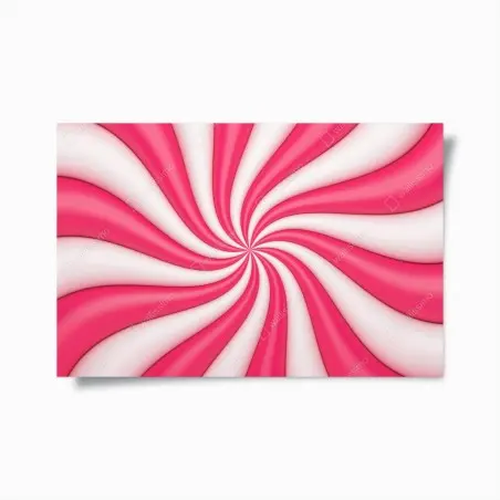 Poster rosa bonbonspirale – Pixers®