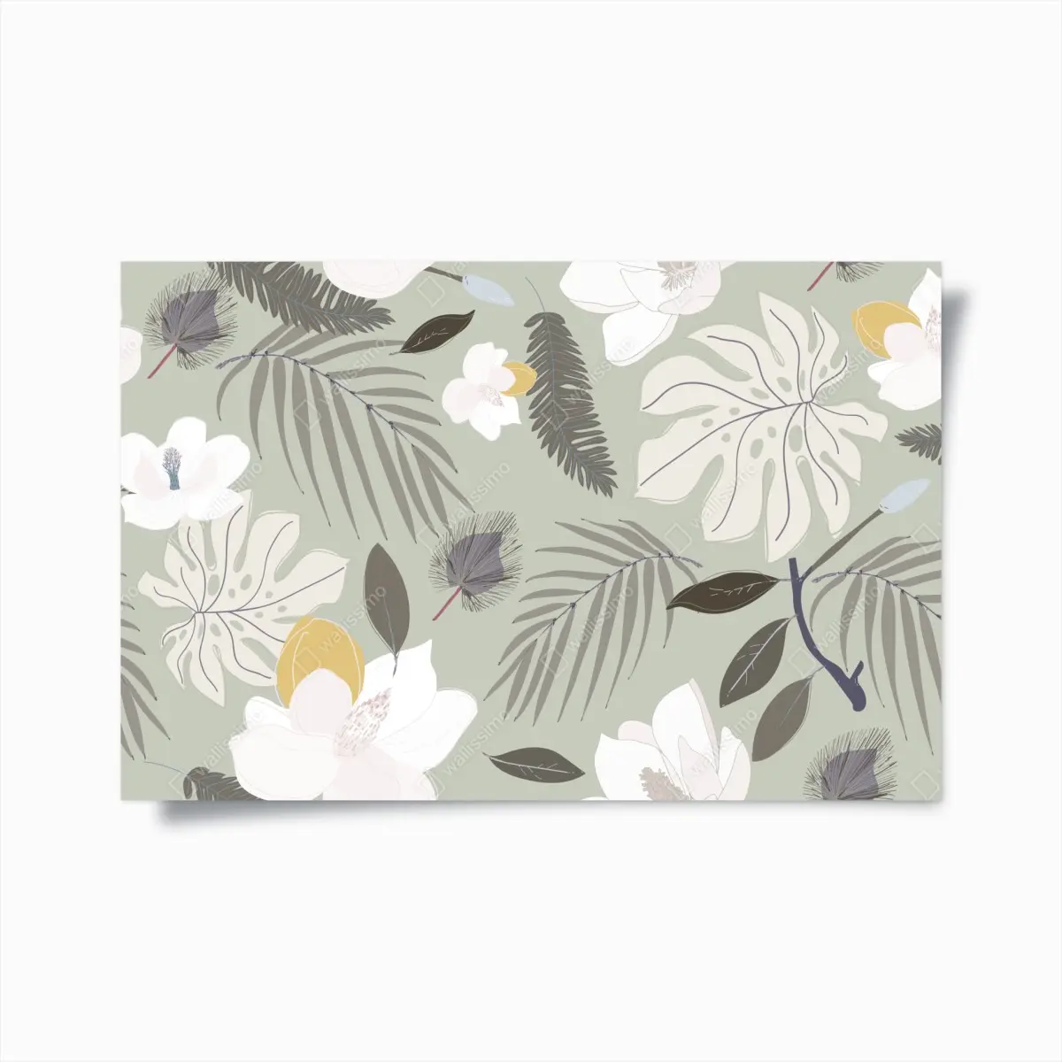 Poster zartes pastell botanikmuster – Pixers®