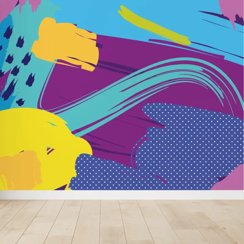 Fototapete lebendige abstrakte pop-art komposition