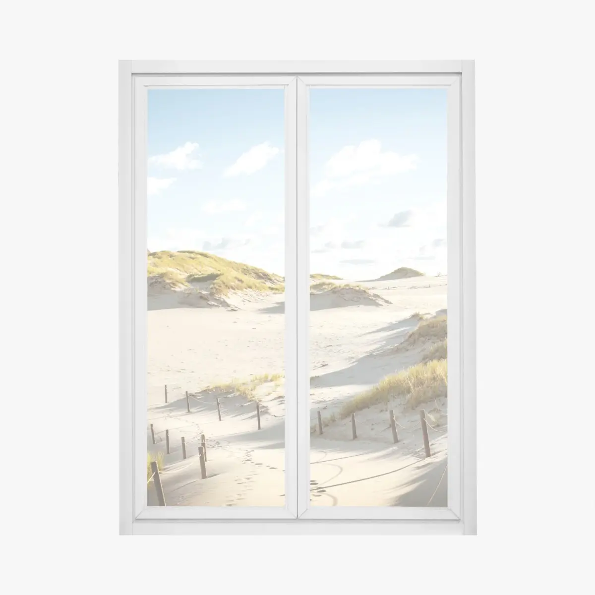 Fensteraufkleber ruhige dünen im Slowinski Nationalpark – Pixers®