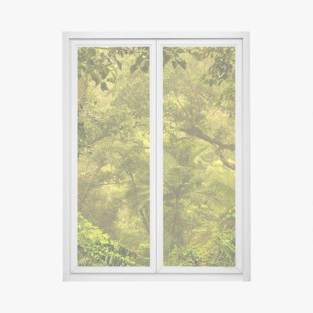 Fensteraufkleber üppiges regenwalddach bei Cairns – Pixers®