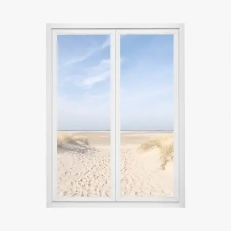 Fensteraufkleber ruhige dünen an der deutschen küste – Pixers®