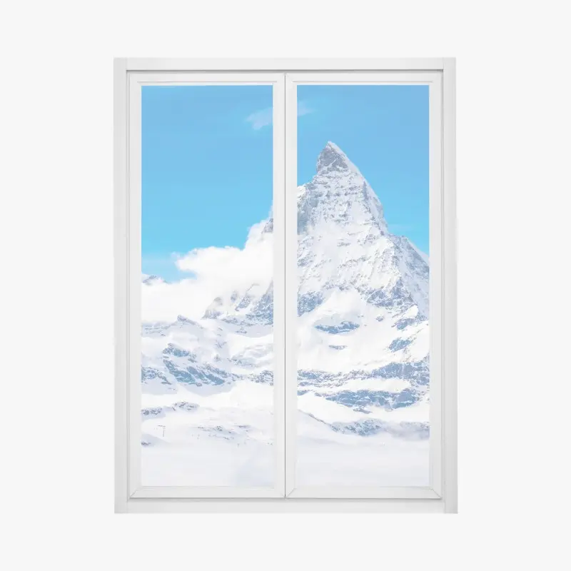 Fensteraufkleber Matterhorn majestät vom Gornergrat