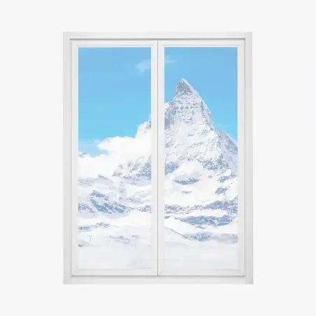 Fensteraufkleber Matterhorn majestät vom Gornergrat – Pixers®