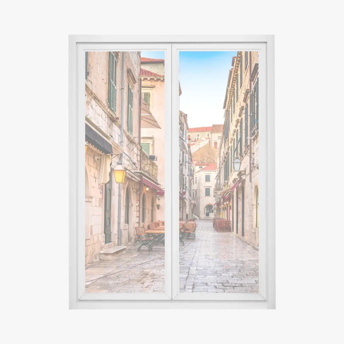 Fensteraufkleber Dubrovnik altstadtgasse – Pixers®