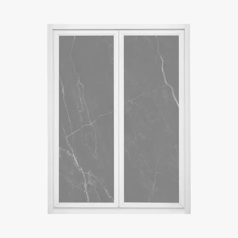 Fensteraufkleber schwarzer marmor mit weißen adern