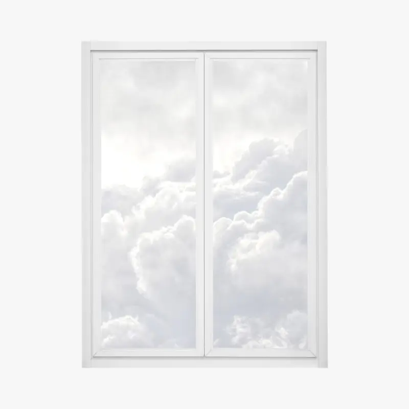 Fensteraufkleber ätherische wolkenlandschaft