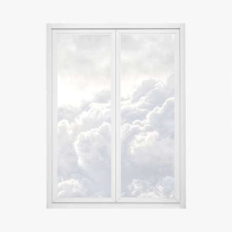 Fensteraufkleber ätherische wolkenlandschaft – Pixers®