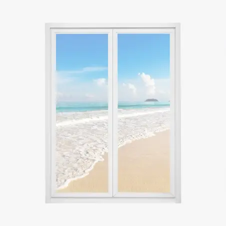 Fensteraufkleber Karon strand, Phuket: ruhige meeresansicht – Pixers®