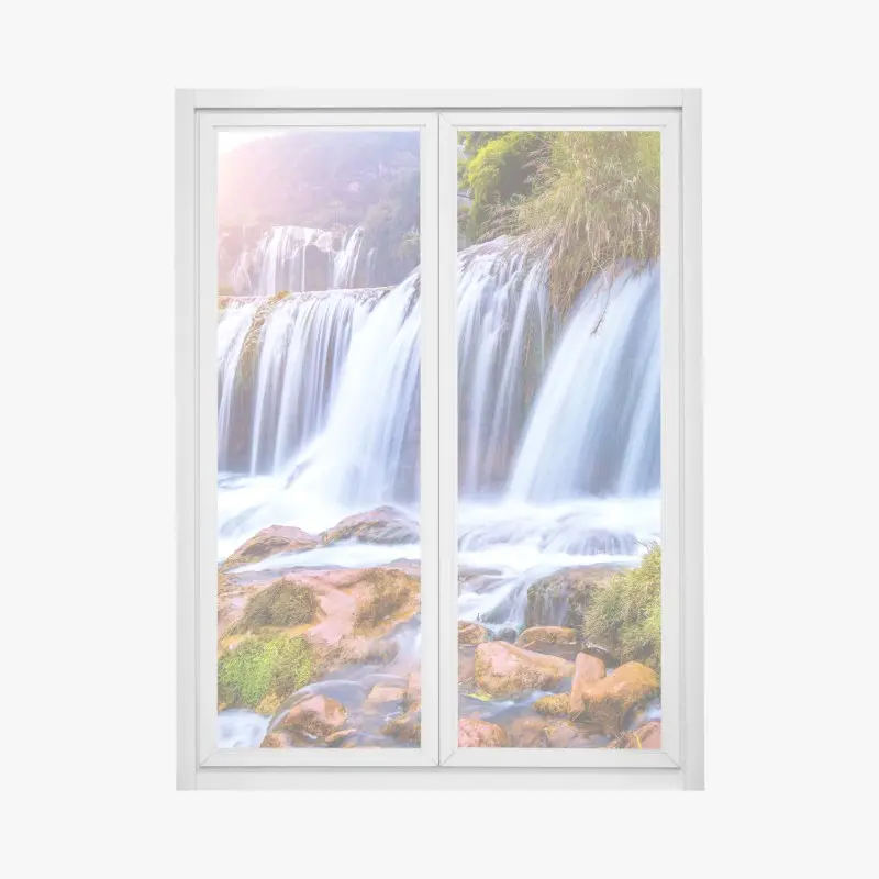 Fensteraufkleber Jiulong wasserfall in Luoping, China