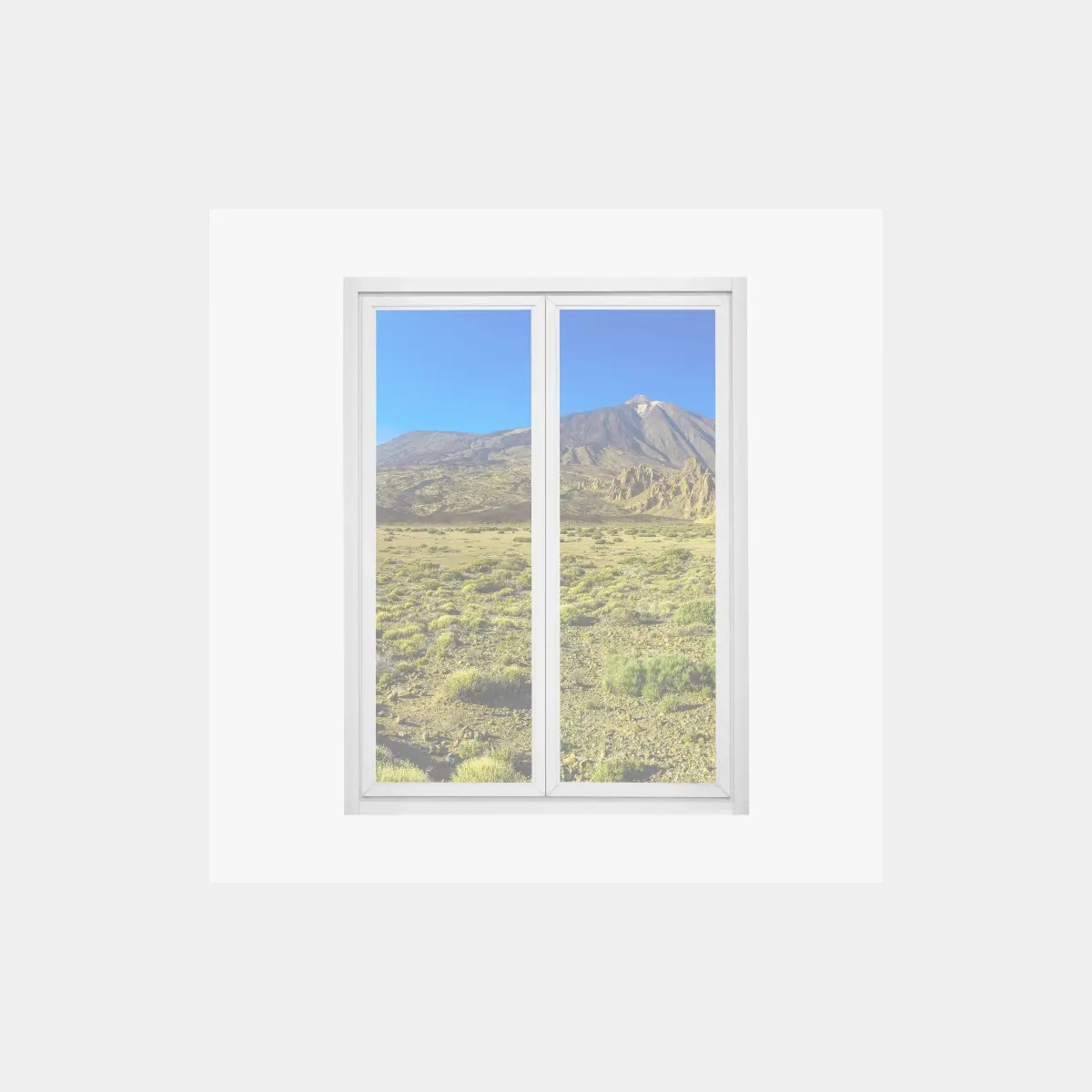 Fensteraufkleber panorama Teide auf Teneriffa – Pixers®