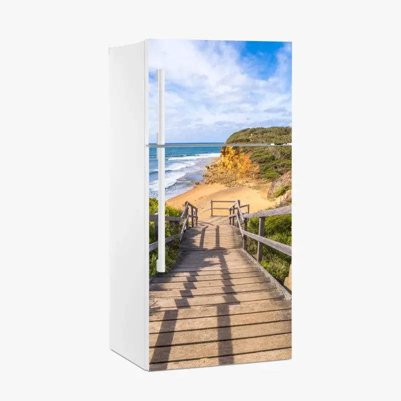 Kühlschrankaufkleber weg zum Bells Beach küstenpanorama