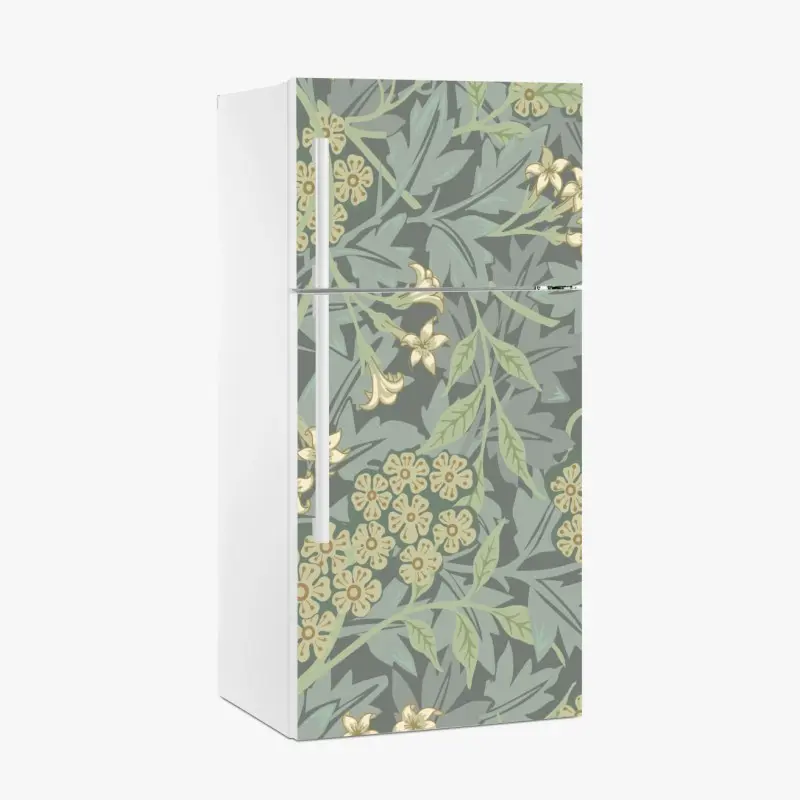Kühlschrankaufkleber vintage botanisches blumenmuster