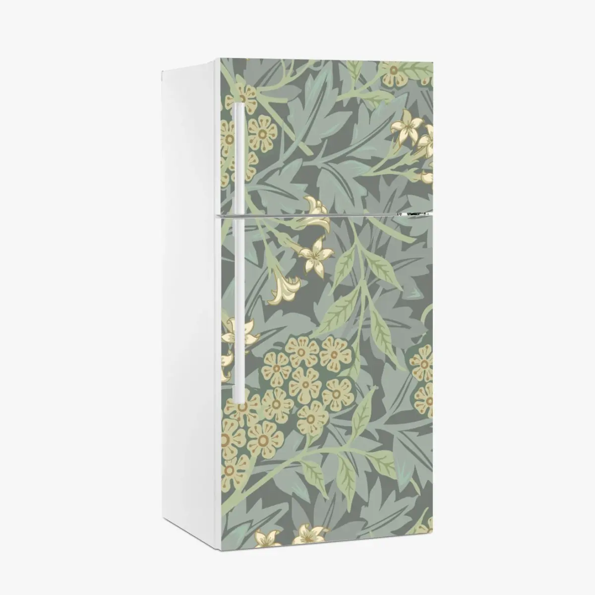 Kühlschrankaufkleber vintage botanisches blumenmuster – Pixers®