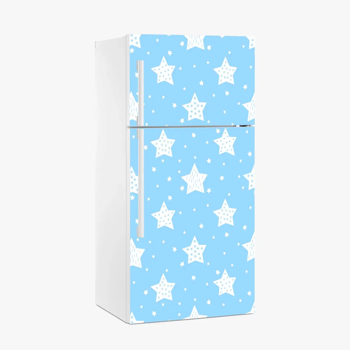 Kühlschrankaufkleber weiche blaue sterne für das kinderzimmer – Pixers®